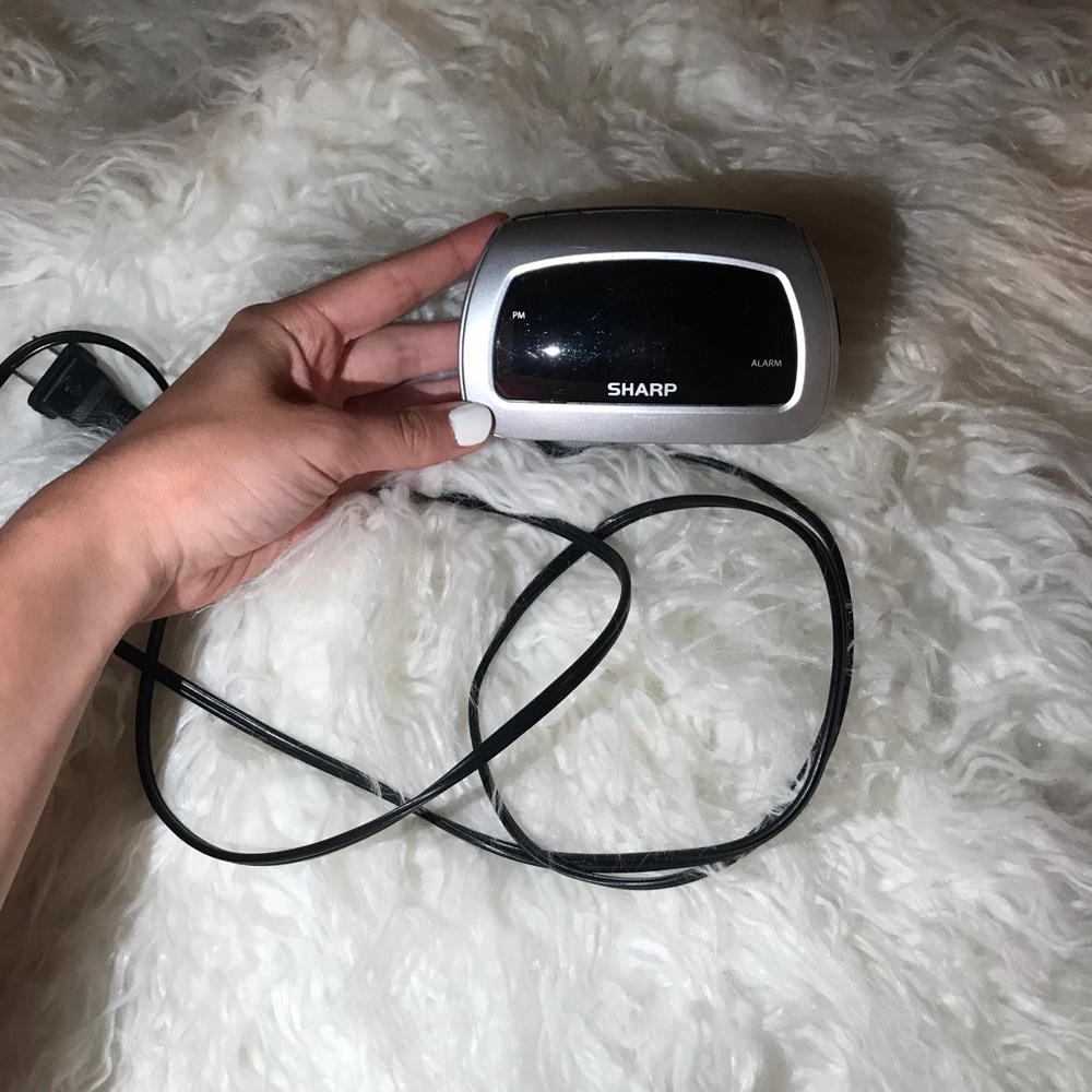 Sharp brand alarm clock